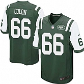 Nike Men & Women & Youth Jets #66 Colon Green Team Color Game Jersey,baseball caps,new era cap wholesale,wholesale hats